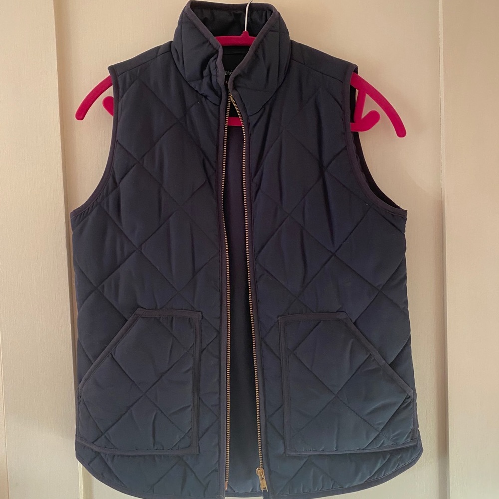 J Crew Navy Vest